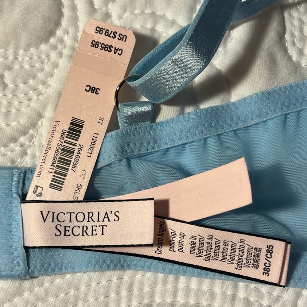 Victorias Secret Dream Angels Embroidered Push up Bra - Picture 6 of 6